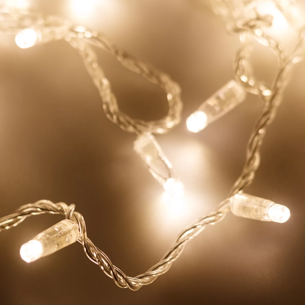 Светодиодная гирлянда ARD-STRING-CLASSIC-10000-CLEAR-100LED-STD WARM (230V, 7W) (Ardecoled, IP65) 025779 - Viokon.com