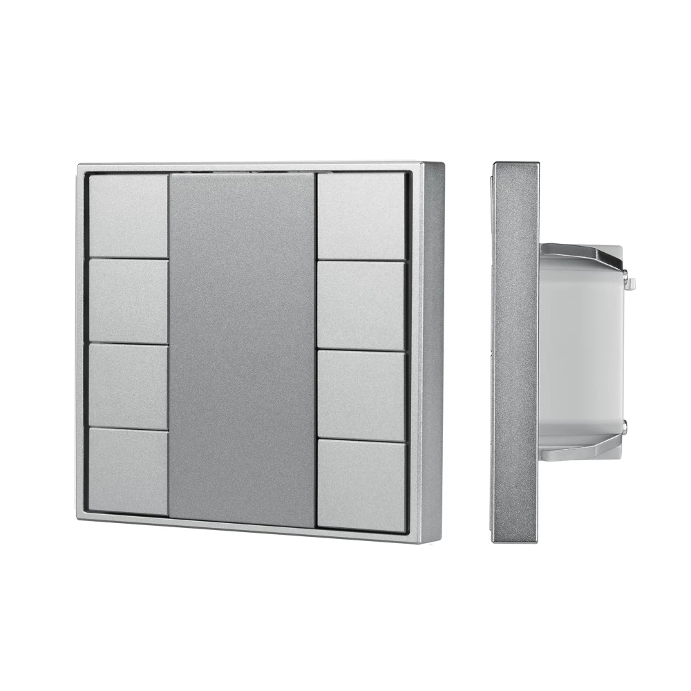 INTELLIGENT ARLIGHT Кнопочная панель DALI-201-23-8K-D2-IN Silver (BUS, Frame) (IARL, IP20 Металл, 3 года) 048224 - Viokon.com