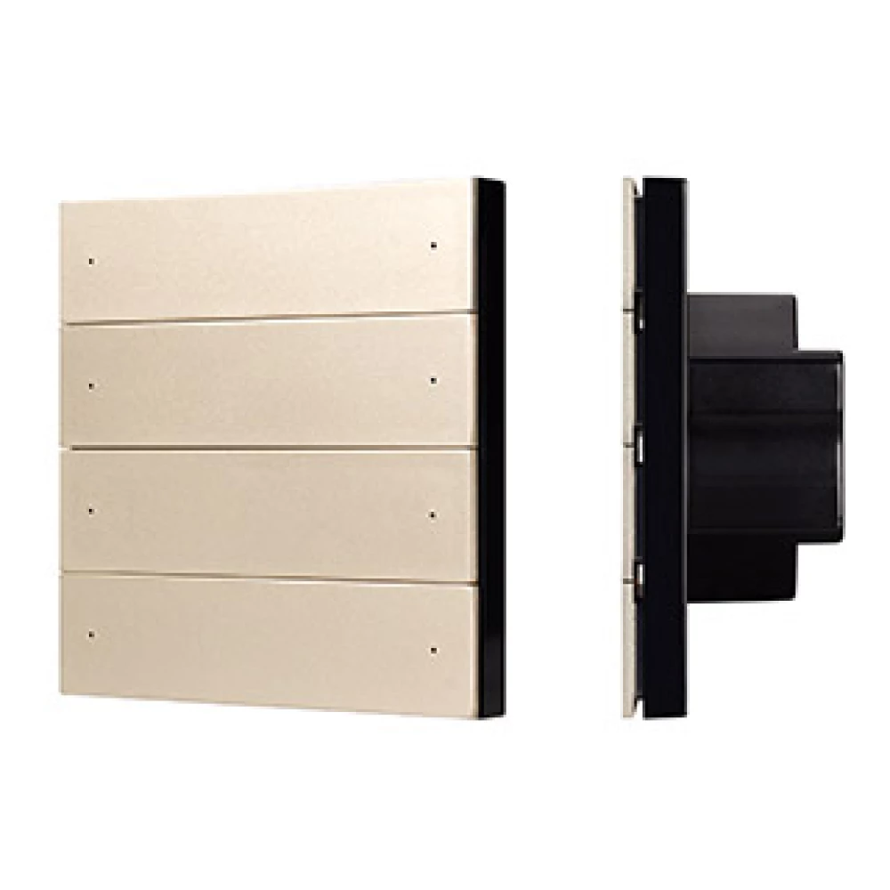 INTELLIGENT ARLIGHT Кнопочная панель SMART-DMX512-801-22-8G-8SC-DIM-IN Gold (230V, 2.4G) (IARL, IP20 Пластик, 5 лет) 039317 - Viokon.com
