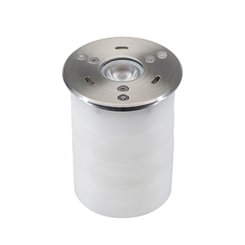 Светильник KT-AQUA-R85-7W Warm3000 (SL, 25 deg, 12V) (Arlight, IP68 Металл, 3 года) 024938 - Viokon.com