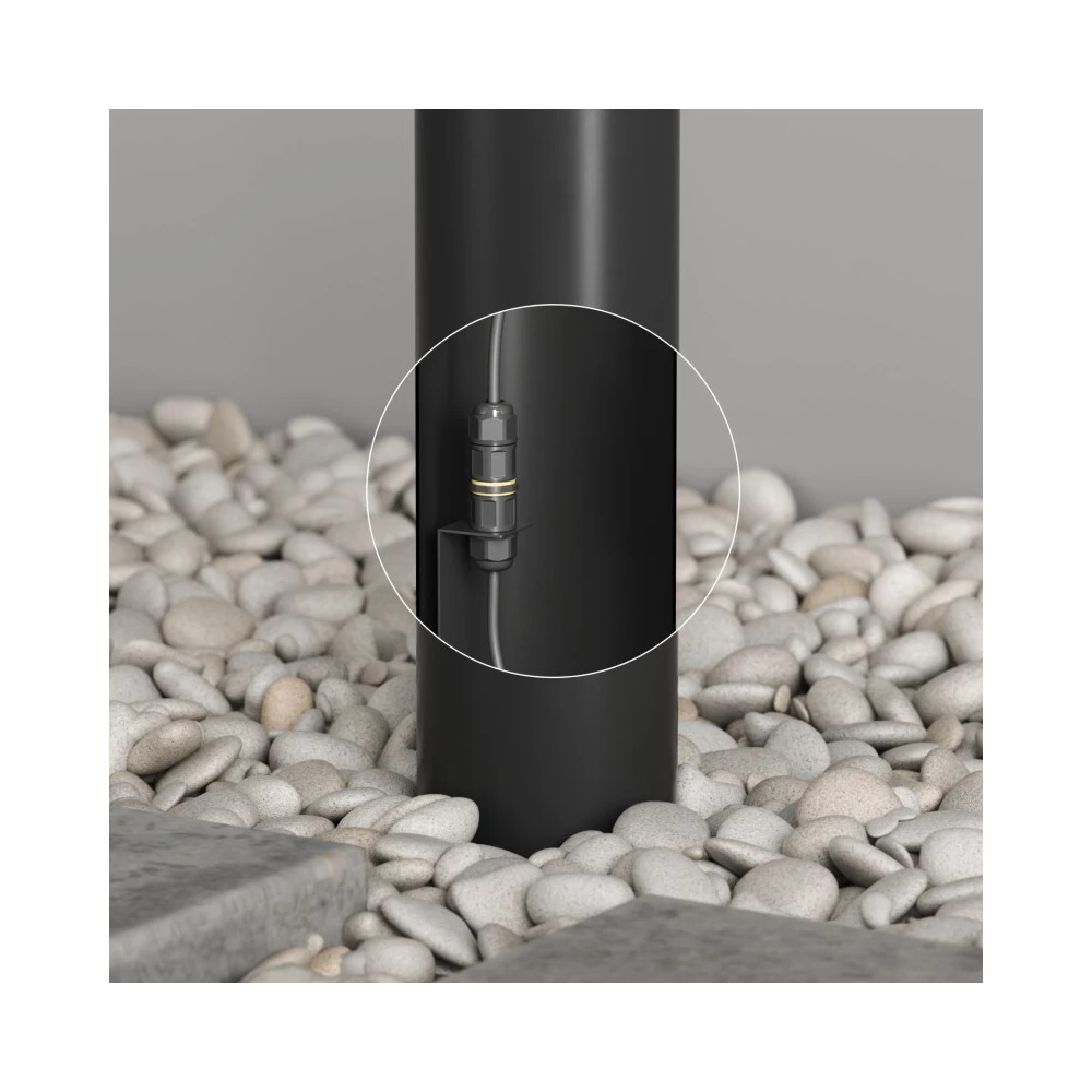 DK9745-BK Ландшафтный уличный светильник NORD IP65 1хE27 LED до 18 Вт черный алюминий - Viokon.com