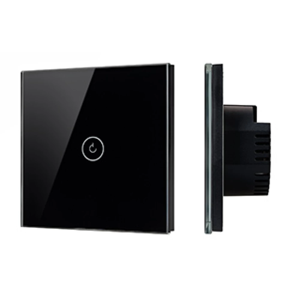Выключатель сенсорный SWT-OMALI-S01-ZB-BK (250V, 10A, Zigbee) (Arlight, Стекло) 050033 - Viokon.com