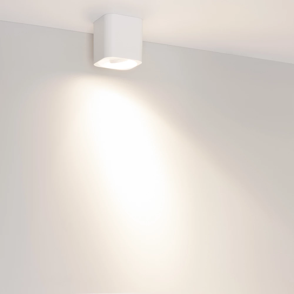 Светильник SP-ACENTO-S95x95-10W Day4000 (WH, 20-45 deg, 230V) (Arlight, IP20 Металл, 5 лет) 055751 - Viokon.com