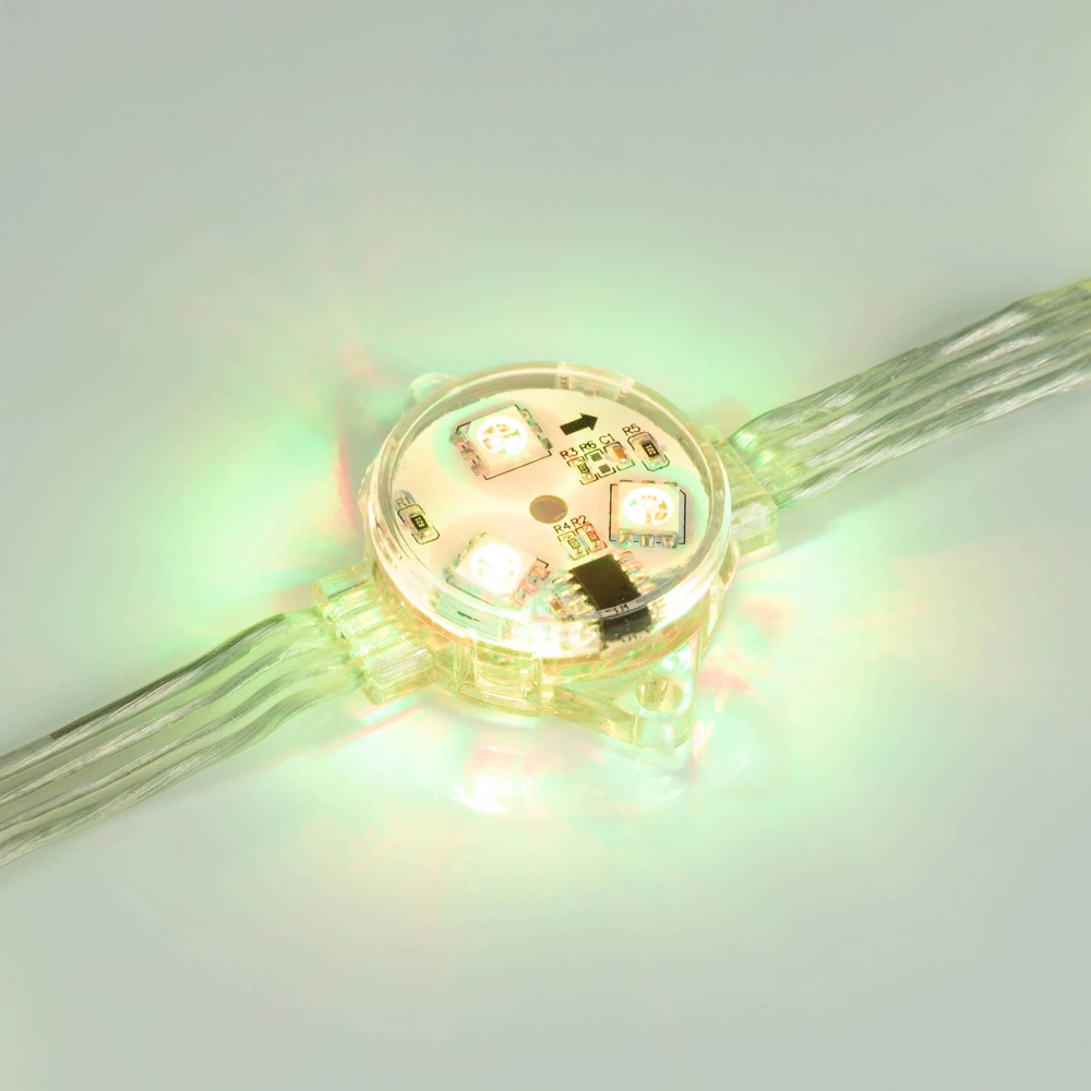 Модуль управляемый DMX-B3-D30 12V RGB (0.72W, IP68, 140 deg) (Arlight, Пластик, 3 года) 036772 - Viokon.com