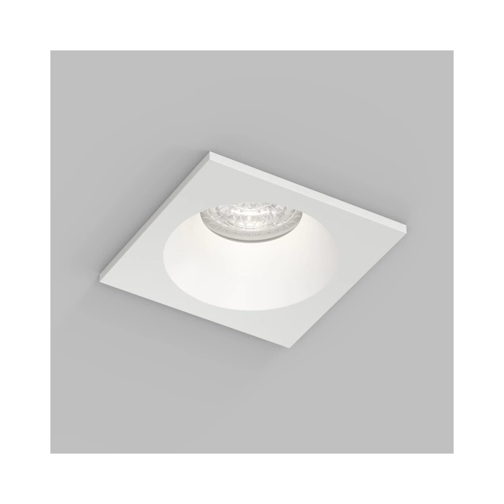 DK2131-WH Встраиваемый влагозащищнный светильник COVE IP44 до 15 Вт LED GU10 алюминий белый - Viokon.com