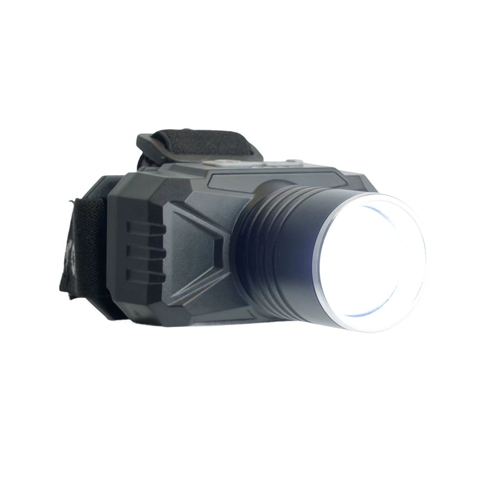 Фонарь налобный FERON TH2314 c аккумулятором 20W, 2500mAh IP44, USB type-C, Алюминий (51621) - Viokon.com