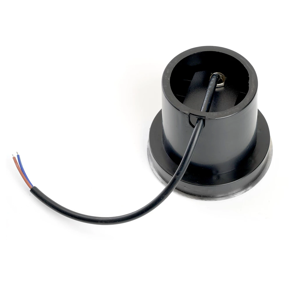 Светодиодный светильник тротуарный (грунтовый) Feron SP2801, 3W, AC/DC12-24V, низковольтный, 3000К, черный, D100*H80mm, вн.диаметр:70m (48452) - Viokon.com