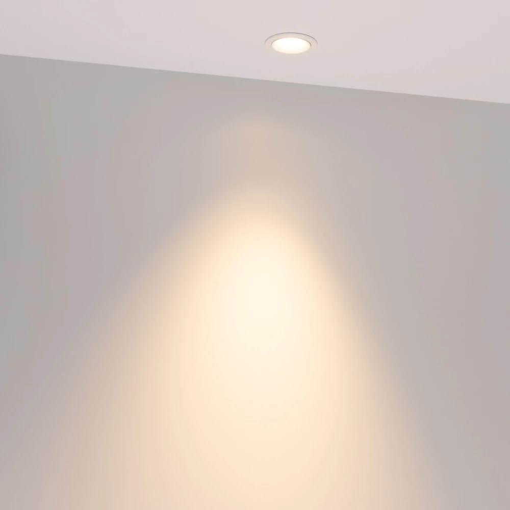 Светильник MS-ARADO-BUILT-R35-3W Warm3000 (WH-WH, 36 deg, 230V) (Arlight, IP20 Металл, 5 лет) 059101 - Viokon.com