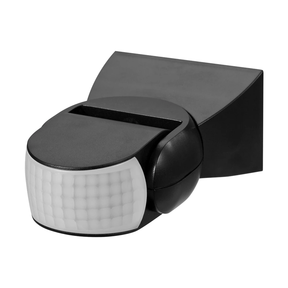 Датчик движения 1200W 12m 180° чёрный, SEN18 (51576) - Viokon.com