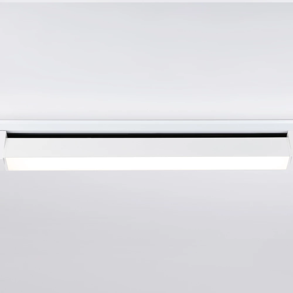 Трековый однофазный светодиодный светильник GL6736 WH белый IP20 30W 4200K 458*35*57 - Viokon.com