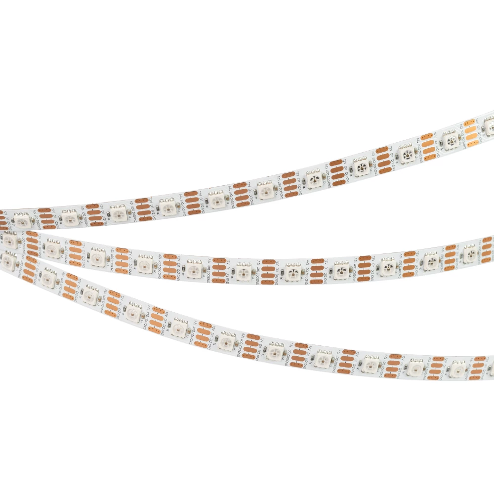 Лента SPI-B60-10mm 12V RGB-PX1-RAM (9.3 W/m, IP20, 5060, 5m) (Arlight, бегущий огонь) 033437 - Viokon.com