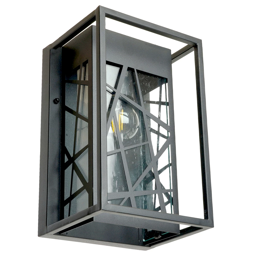 Светильник садово-парковый Feron PL641 на стену 60W 230V E27, черный (11647) - Viokon.com