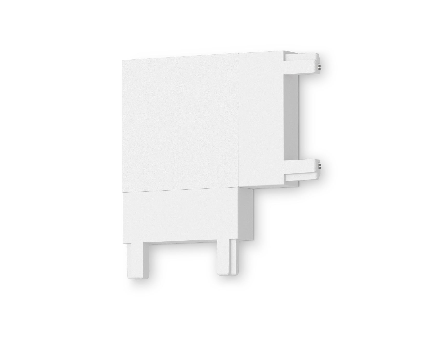 Коннектор угловой для накладного шинопровода Magnetic Ultra Slim GV1113 WH белый угловой коннектор для накладного шинопровода 36*36*6 - Viokon.com
