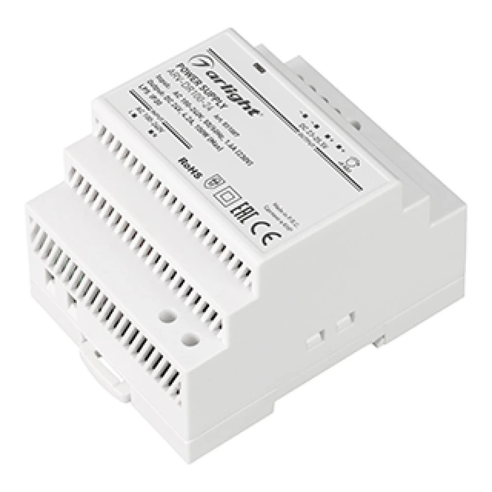 Блок питания ARV-DR100-24 (24V, 4.2A, 100W) (Arlight, IP20 DIN-рейка) 031087 - Viokon.com