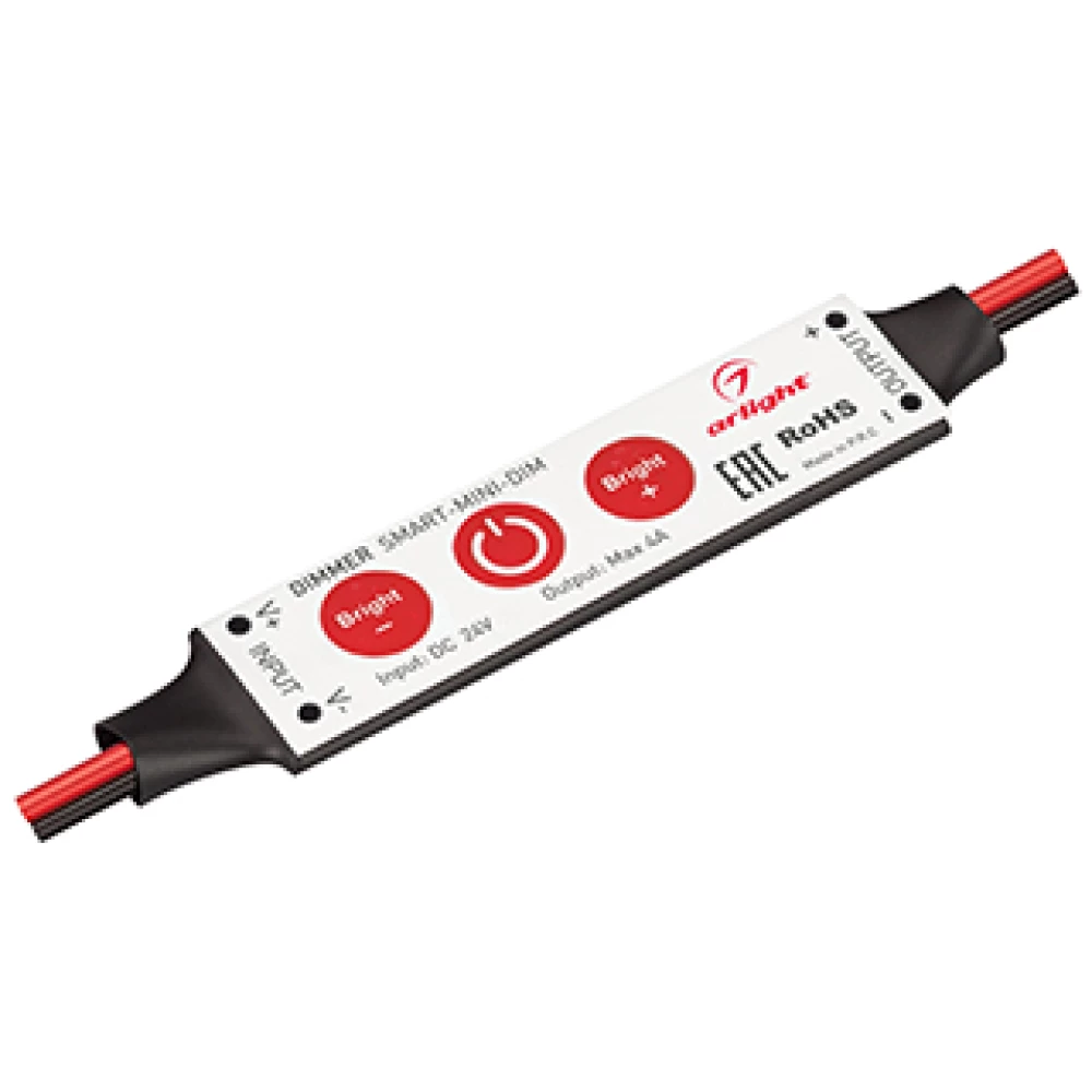 Диммер SMART-MINI-DIM (24V, 1x4A) (Arlight, IP20 Пластик, 5 лет) 041409 - Viokon.com