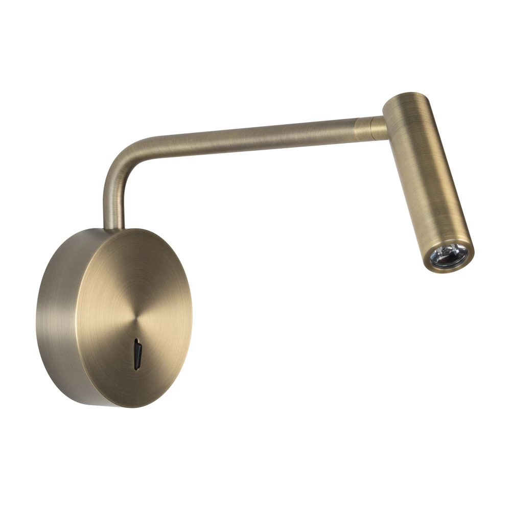 Светильник SP-VERDI-LONG-WALL-3W Warm3000 (BR, 20 deg, 230V) (Arlight, IP20 Металл, 3 года) 058490 - Viokon.com