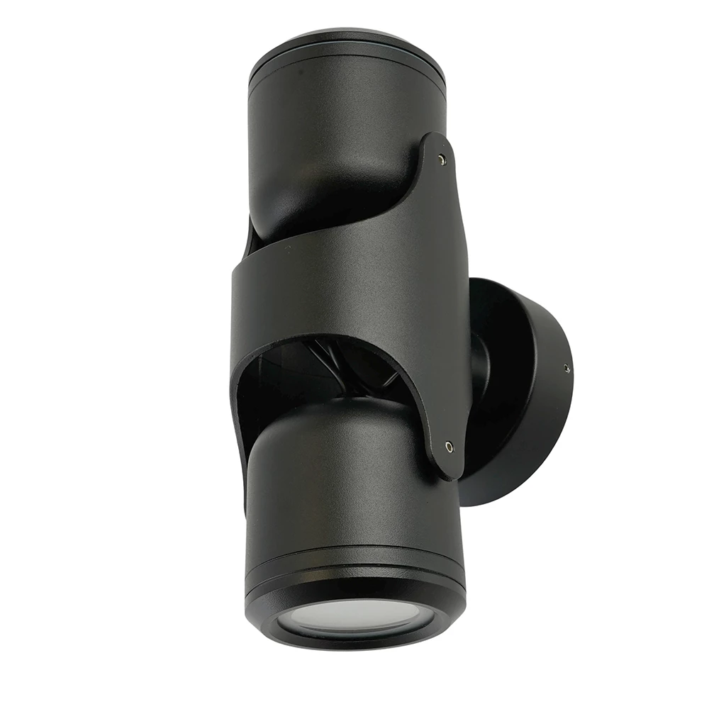 Светильник садово-парковый Feron DH1502, на стену,  GU10, 220-240V, черный (51740) - Viokon.com