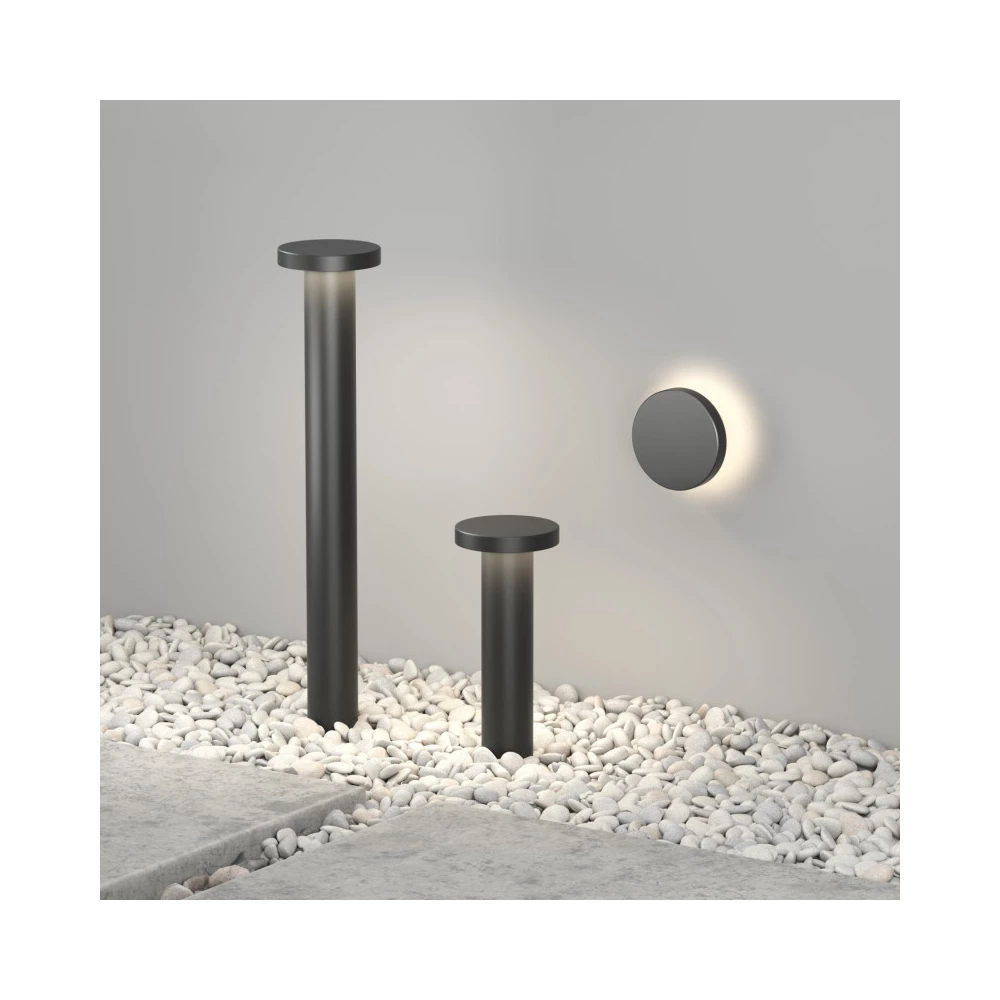 DK9708-BK Ландшафтный светодиодный уличный светильник DRAMEN IP65 15 Вт 3000К черный алюминий - Viokon.com