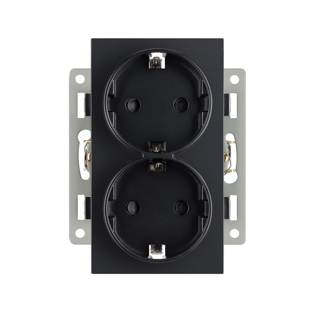 Механизм электрической розетки SCT-MEUD-PL-BK (250V, 16A) (Arlight, -) 043765 - Viokon.com