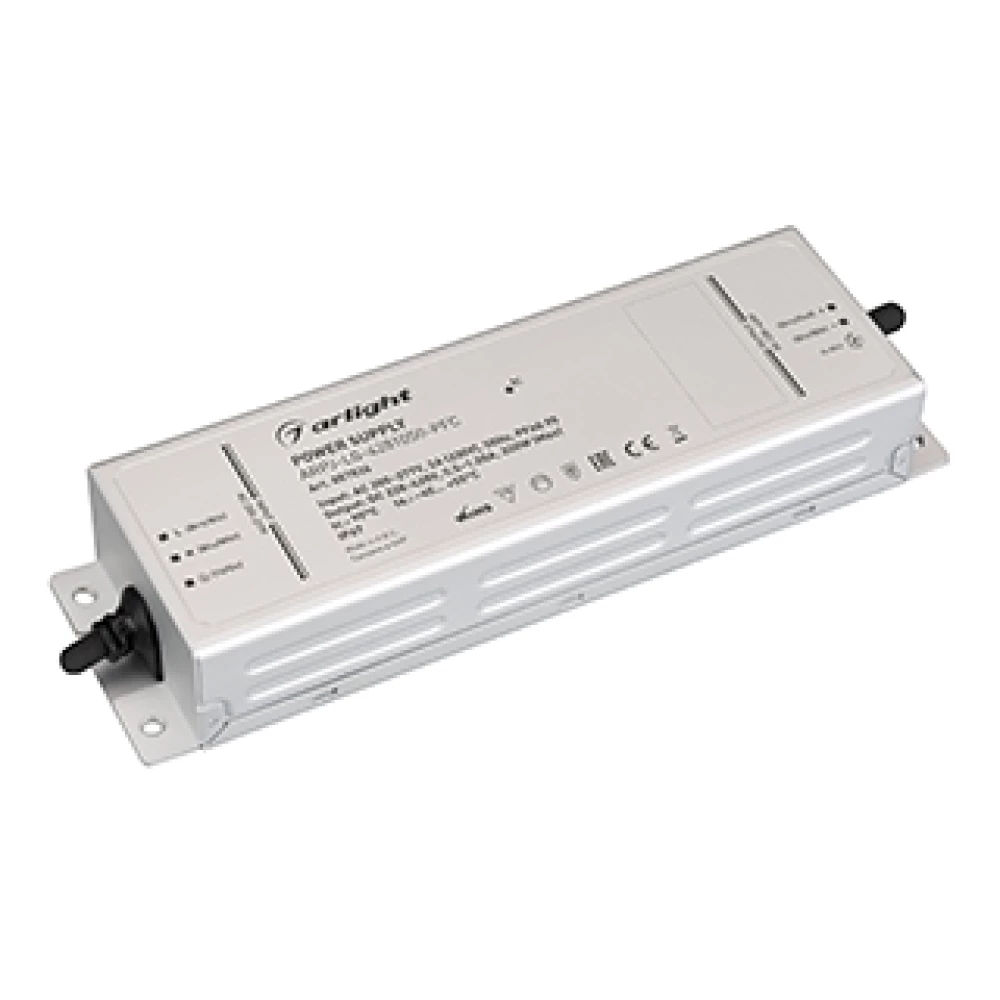 Блок питания ARPJ-LG-4281050-PFC (320W, 228-428V, 0.5-1.05A) (Arlight, IP67 Металл, 5 лет) 057526 - Viokon.com