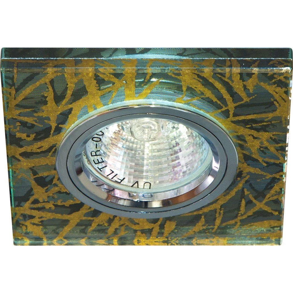 Светильник потолочный, MR16 G5.3 золото,серебро, 8147-2 (28306) - Viokon.com