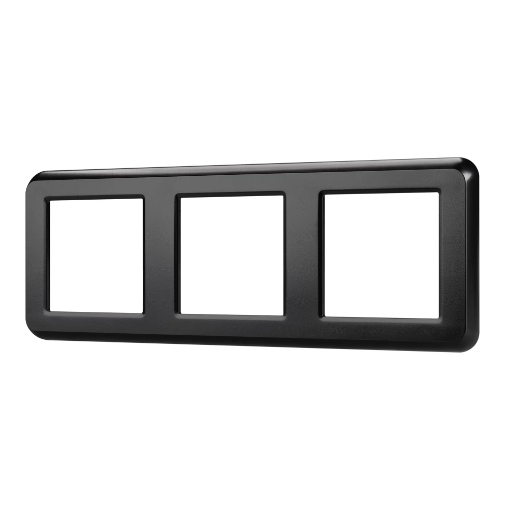 Рамка пластиковая FRM-VERSA-PL-3-BK (Arlight, -) 043784 - Viokon.com