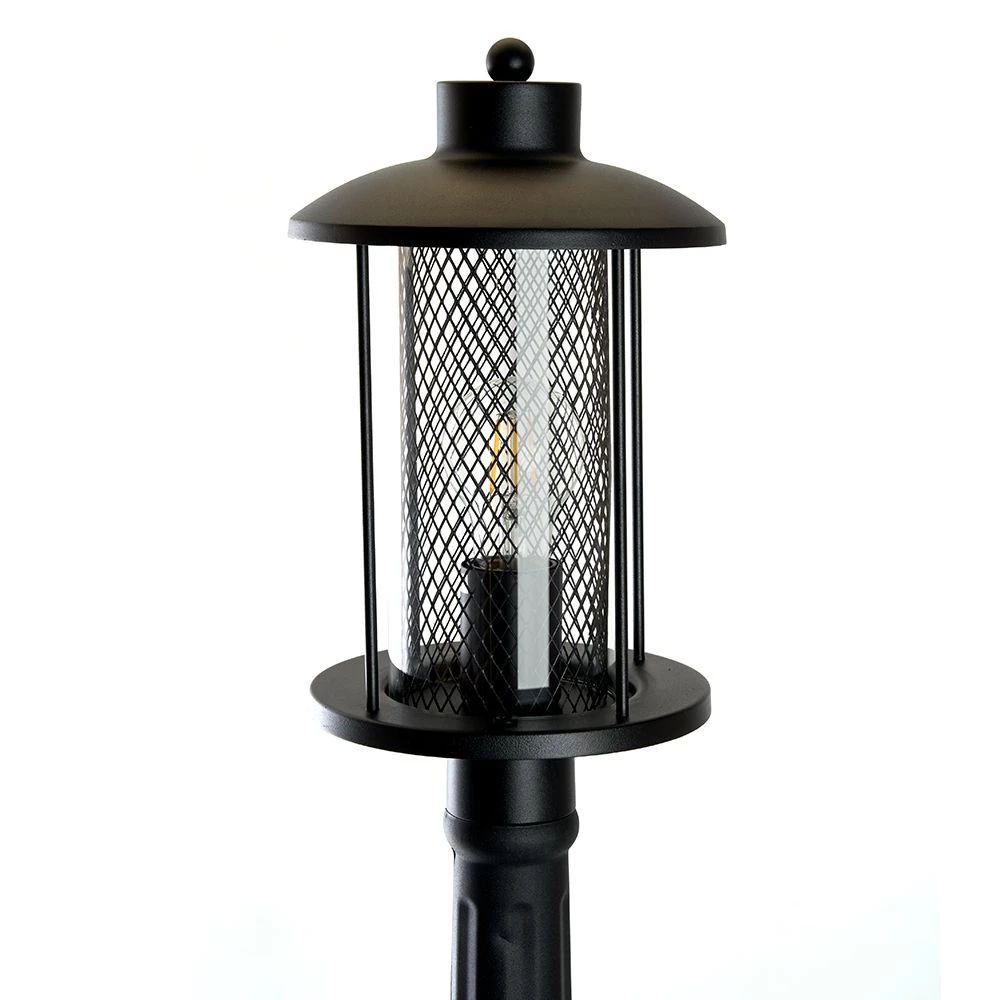Светильник садово-парковый Feron PL726  столб 60W E27 230V, черный (48391) - Viokon.com