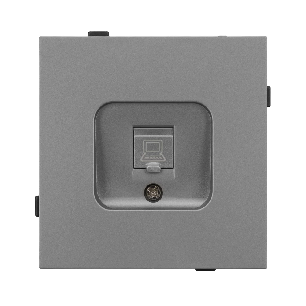 Механизм компьютерной розетки SCT-TENDO-MPC1-PL-GR (RJ-45, CAT6) (Arlight, Графитовый) 054105 - Viokon.com