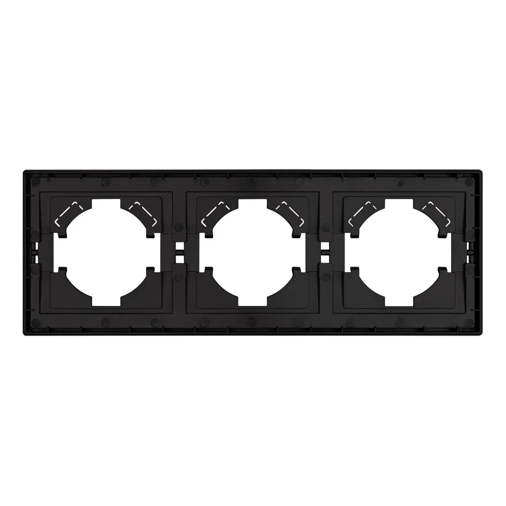 Рамка пластиковая FRM-TENDO-PL-3-BK (Arlight, Черный) 053844 - Viokon.com