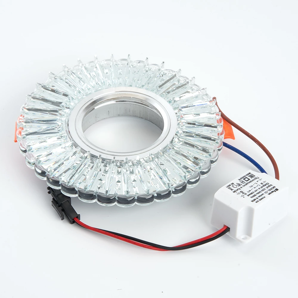 Светильник встраиваемый с белой LED подсветкой Feron CD900 потолочный MR16 G5.3 белый (28843) - Viokon.com