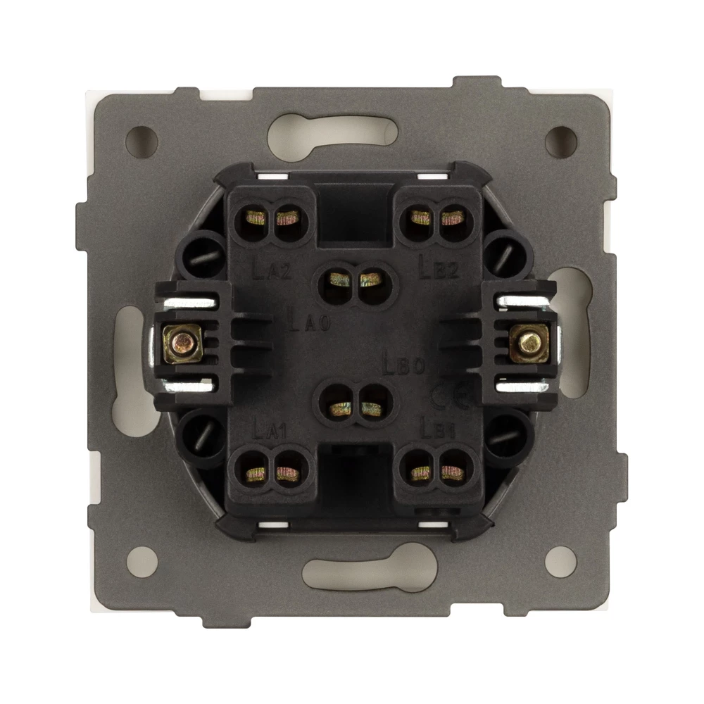 Механизм выключателя одноклавишный перекрёстный SWT-TENDO-MKX1-PL-WH (230V, 10A) (Arlight, Белый) 054054 - Viokon.com