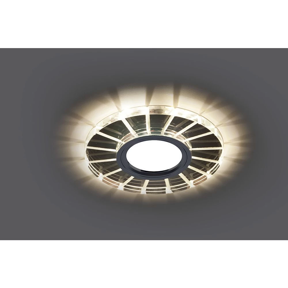 Светильник встраиваемый с LED подсветкой Feron CD982 потолочный MR16 G5.3 прозрачный, хром (32439) - Viokon.com