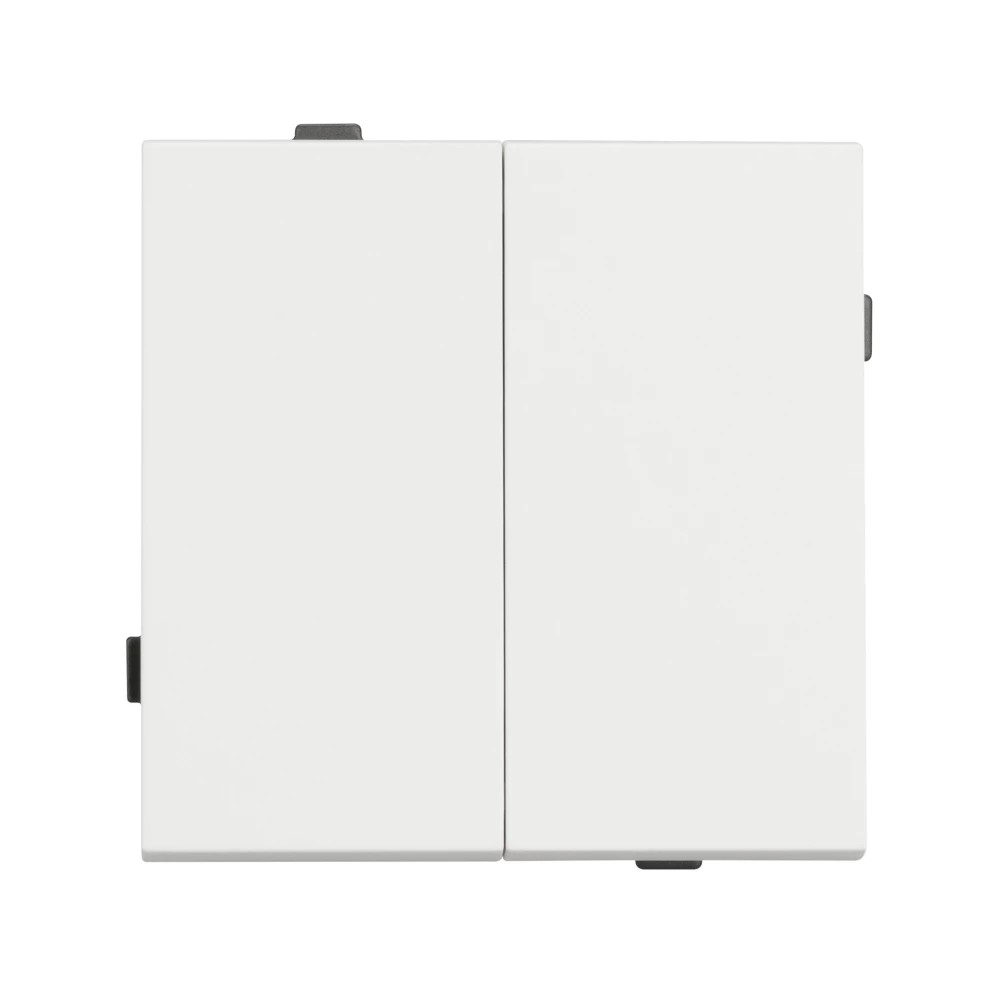 Механизм выключателя двухклавишный непроходной SWT-TENDO-MK02-SFPL-WH (230V, 10A) (Arlight, Матовый белый) 054547 - Viokon.com