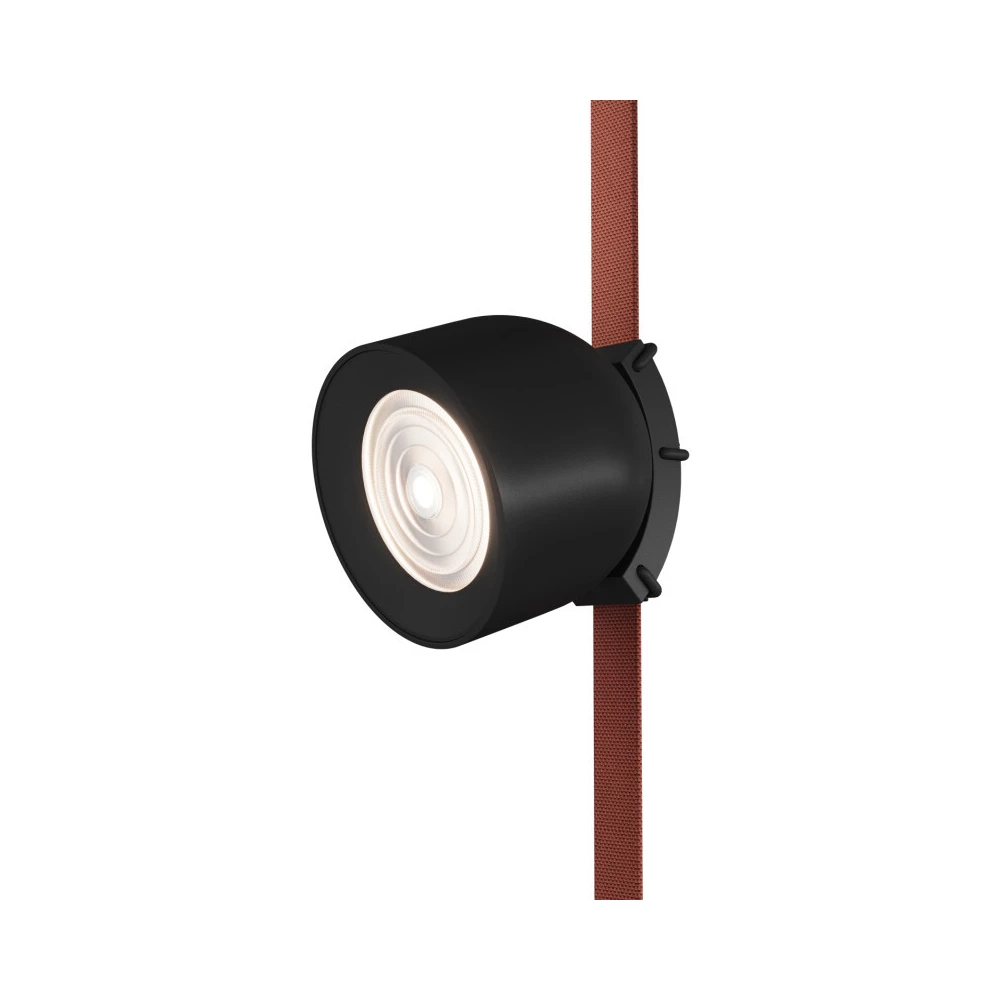 DK5640-BK Поворотный светильник для трека-ремня Belty Smart серия Spot со светодиодом D100H107мм 48V DC 12W RA90 38 2700-6000K IP20 черный алюминий - Viokon.com