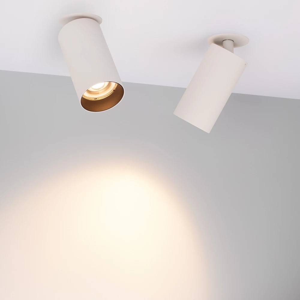 Светильник SP-GABI-BUILT-FLAP-R60-12W Warm3000 (WH, 36 deg, 230V) (Arlight, IP40 Металл, 5 лет) 049936 - Viokon.com