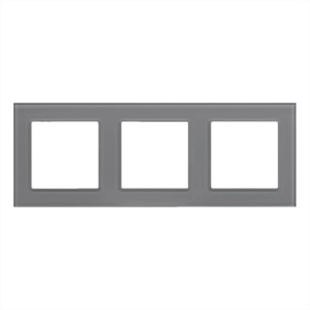 Рамка стеклянная FRM-GLARE-GS-3-GR (Arlight, -) 043801 - Viokon.com