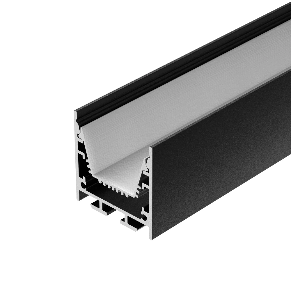 Профиль LINE-3535-TRAY-3000 BLACK (Arlight, Алюминий) 062196 - Viokon.com