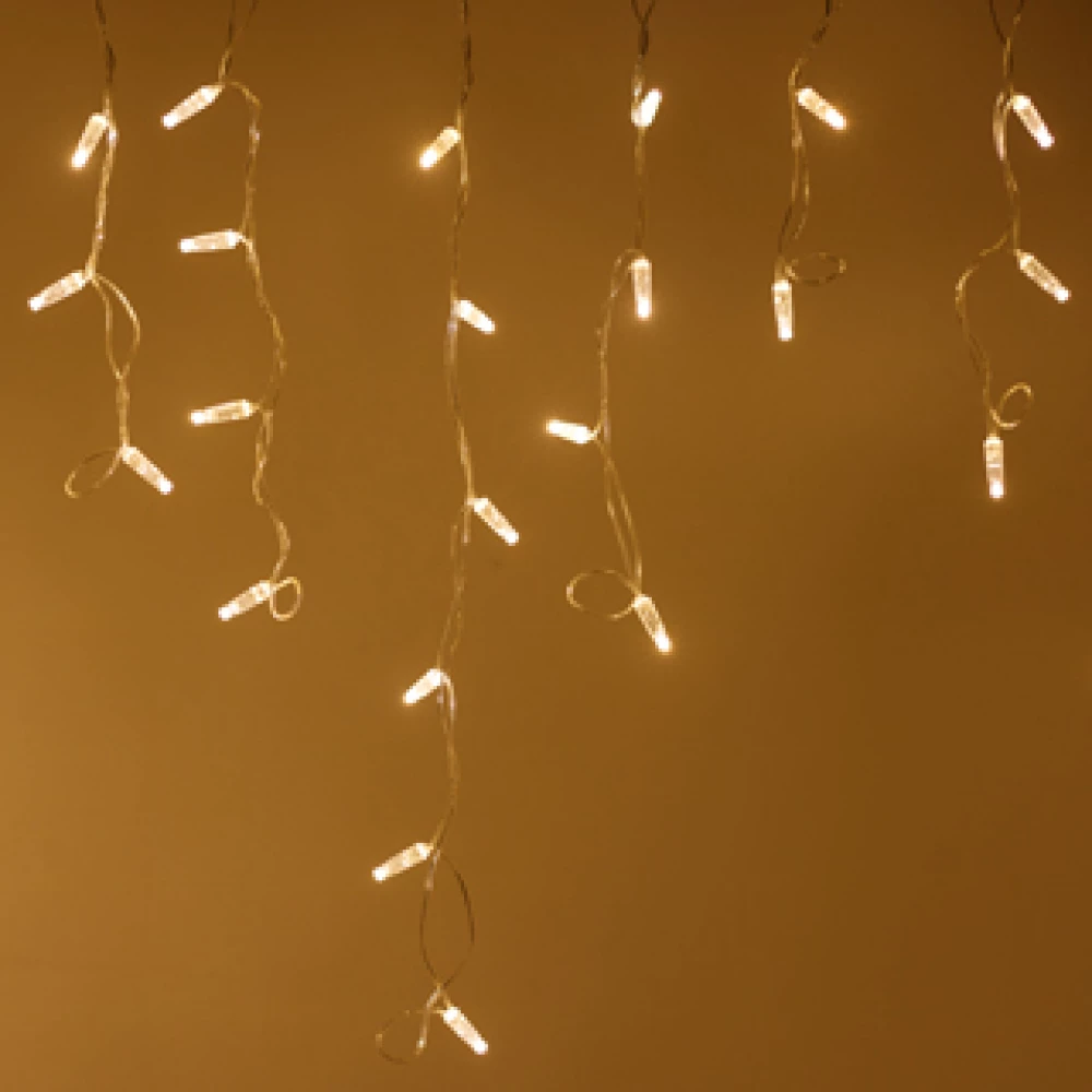 Светодиодная гирлянда ARD-EDGE-CLASSIC-2400x600-CLEAR-88LED-FLASH WARM (230V, 6W) (Ardecoled, IP65) 026005 - Viokon.com