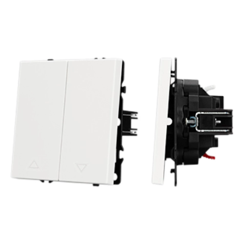Механизм выключателя управления шторами SWT-NOBE-MKR2-SFPL-WH (230V, 10A) (Arlight, Белый кварц) 054241 - Viokon.com