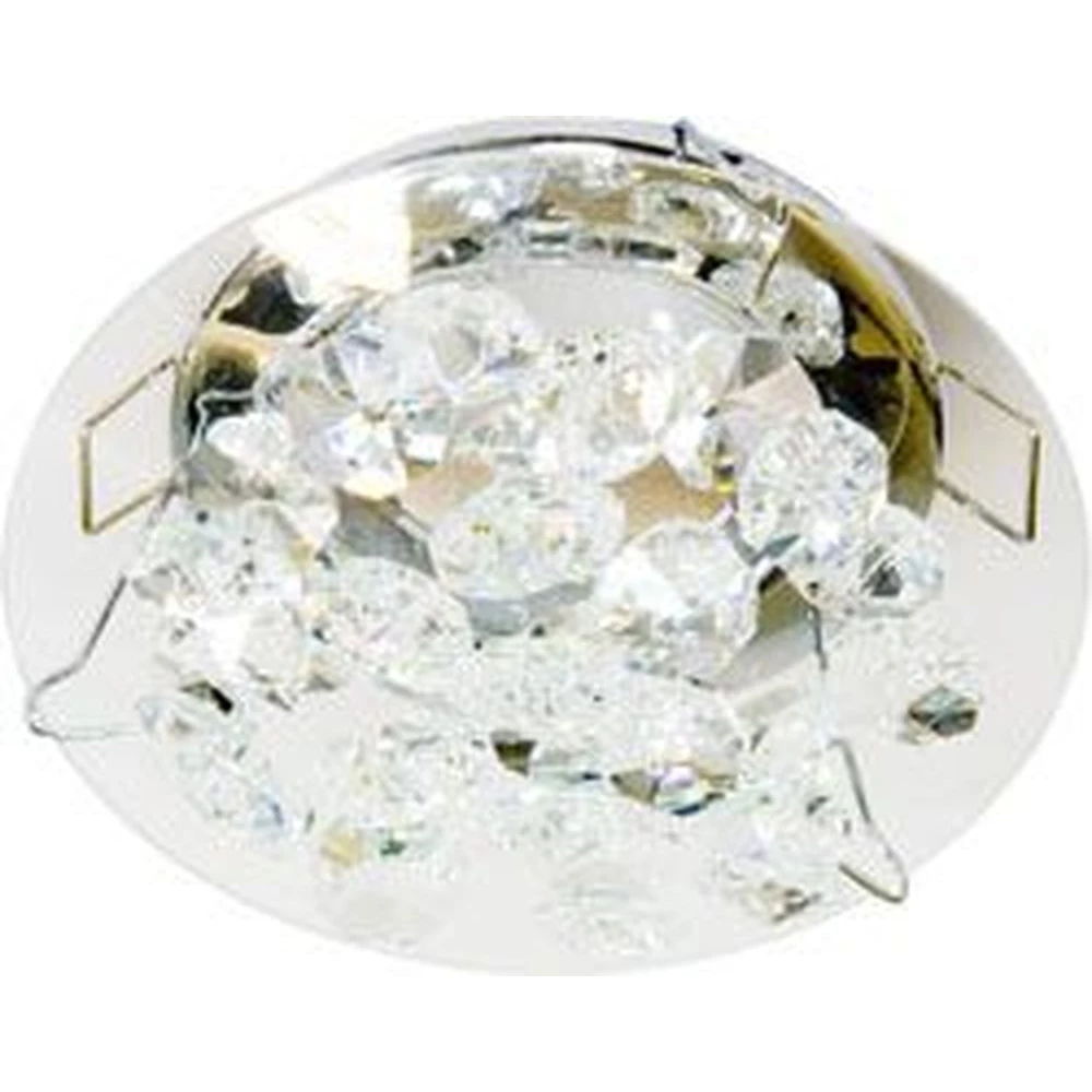 Светильник потолочный, MR16 G5.3 с прозрачным стеклом, хром, CD4204 (19945) - Viokon.com
