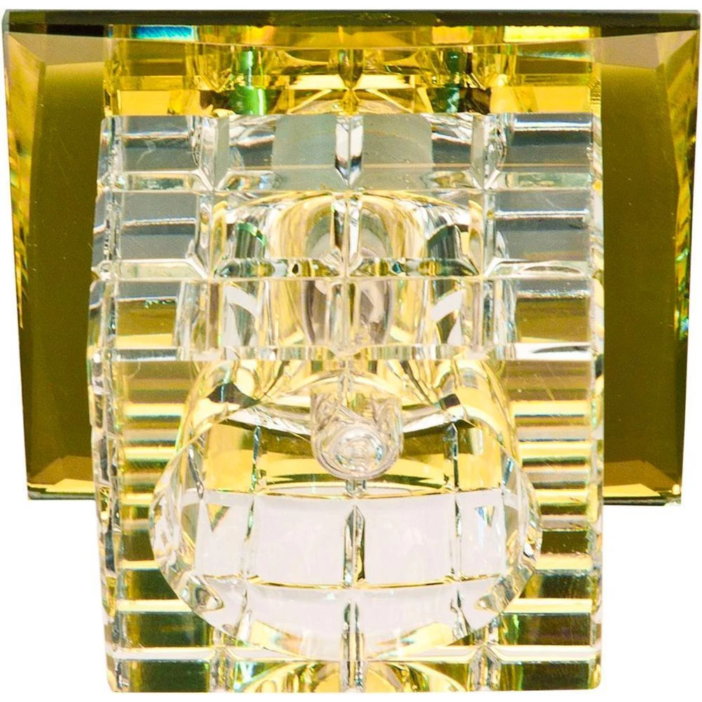 Светильник встраиваемый Feron JD106 потолочный JCD9 G9 желтый-прозрачный (28146) - Viokon.com