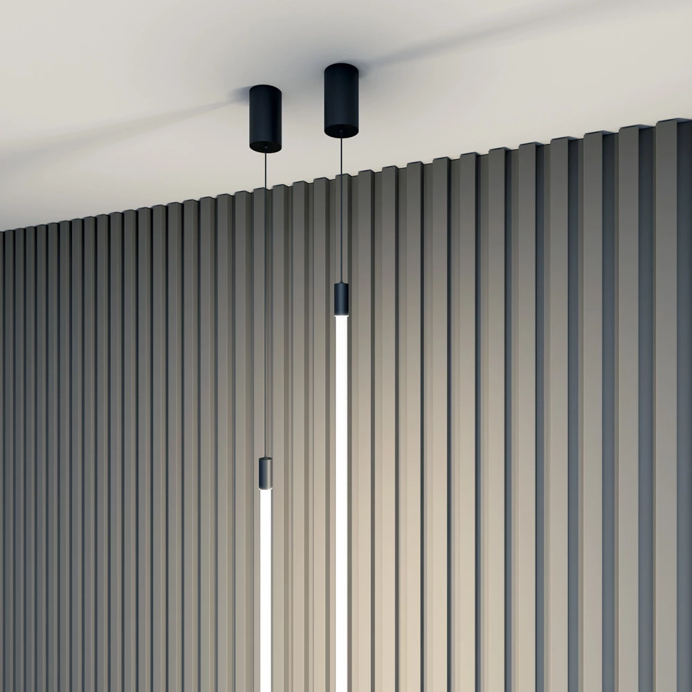 DK7506-BK Подвесной светильник-трос в оплетке FLEX со светодиодом 24V DC 31W 360 3000К IP20 черный - Viokon.com