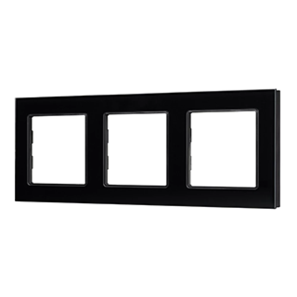Рамка стеклянная FRM-GLARE-GS-3-BK (Arlight, -) 043800 - Viokon.com