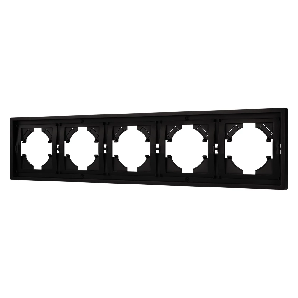 Рамка пластиковая FRM-TENDO-PL-5-BK (Arlight, Черный) 053852 - Viokon.com