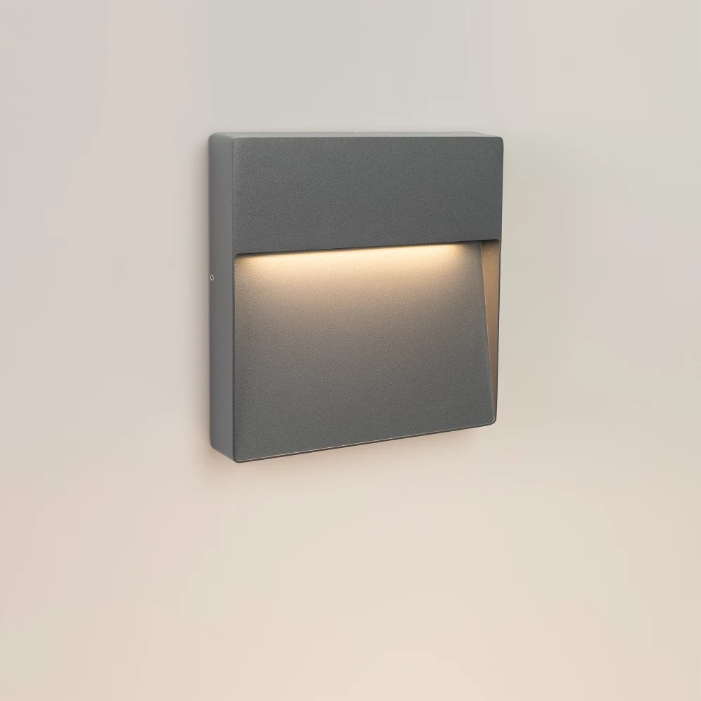 Светильник LGD-TRACE-S215x215-8W Warm3000 (GR, 60 deg, 230V) (Arlight, IP65 Металл, 3 года) 029958 - Viokon.com