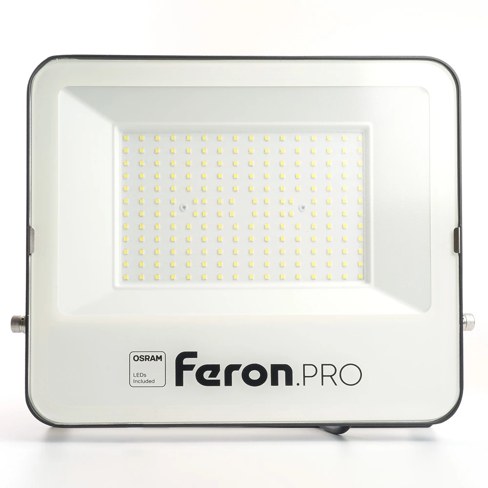 Светодиодный прожектор Feron.PRO LL-1000 IP65 200W 6400K черный (51016) - Viokon.com