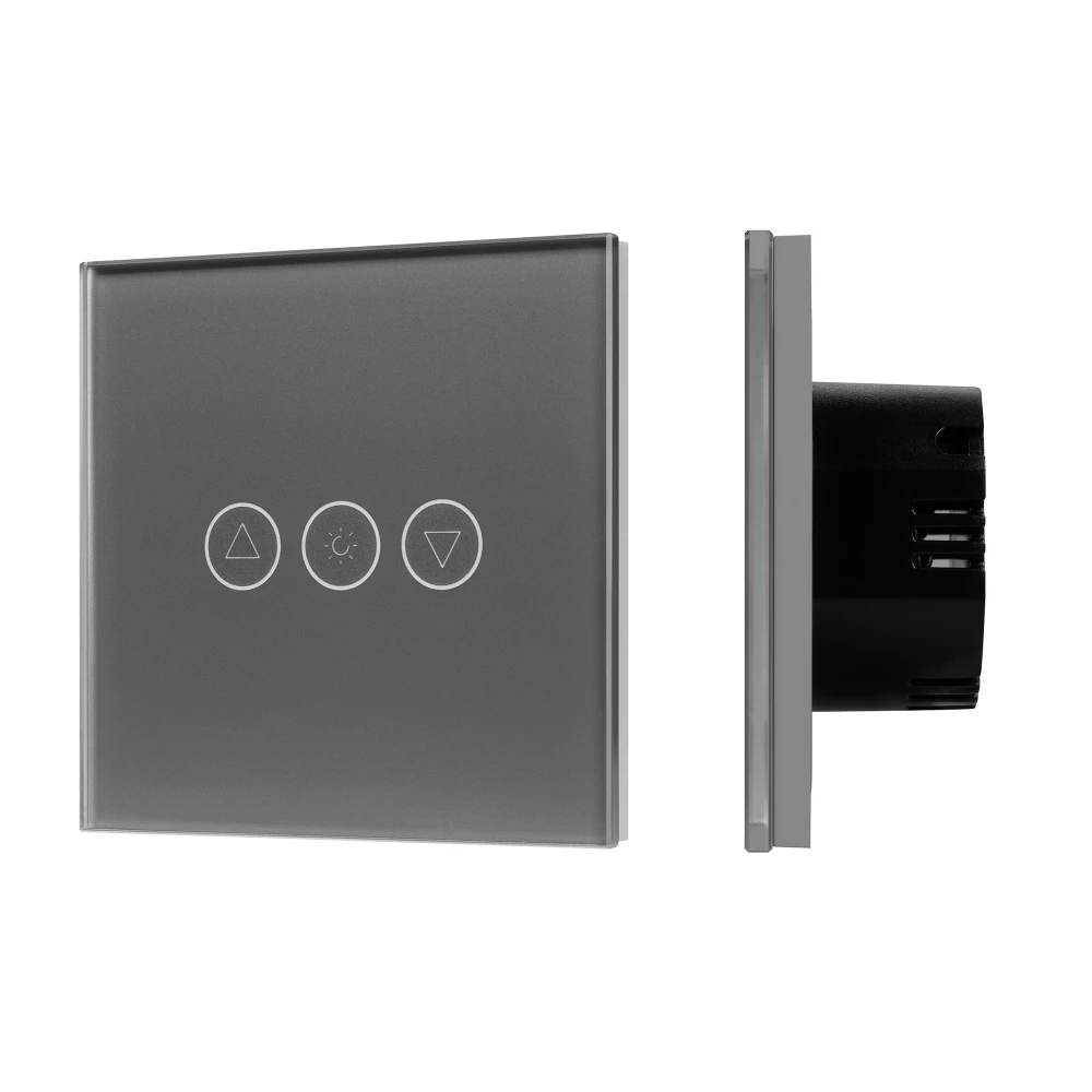 Светорегулятор сенсорный с Zigbee управлением SWT-OMALI-SD3-ZB-GR (250V, 500W) (Arlight, Стекло) 050063 - Viokon.com