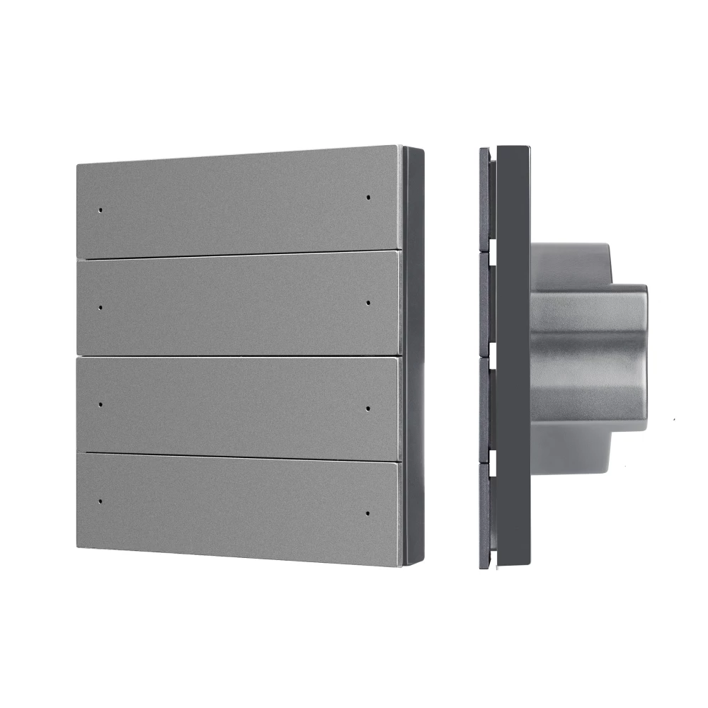 INTELLIGENT ARLIGHT Кнопочная панель SMART-ZB-801-22-1G-8SC-MULTI-IN Grey (230V) (IARL, IP20 Пластик, 5 лет) 055486 - Viokon.com