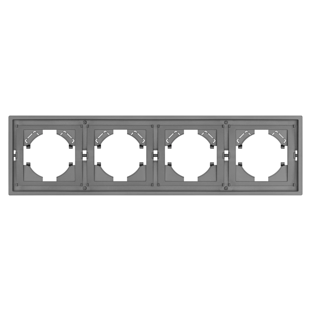 Рамка пластиковая FRM-TENDO-PL-4-GR (Arlight, Графитовый) 053849 - Viokon.com