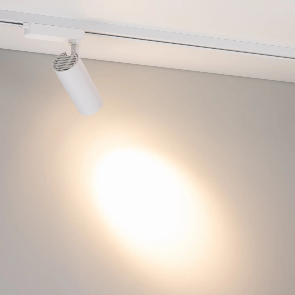 Светильник LGD-GERA-2TR-R60-15W Warm3000 (WH, 24 deg, 230V) (Arlight, IP20 Металл, 5 лет) 055066 - Viokon.com